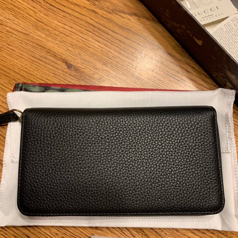 New in box Gucci Marmont long butterfly leather wallet - Picture 3 of 14